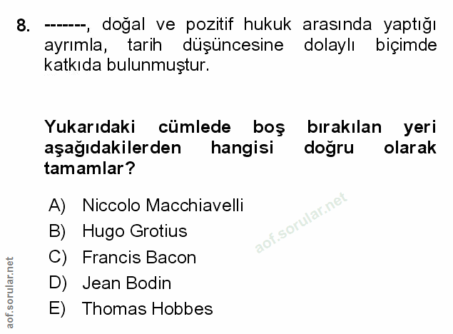 Soru 8
