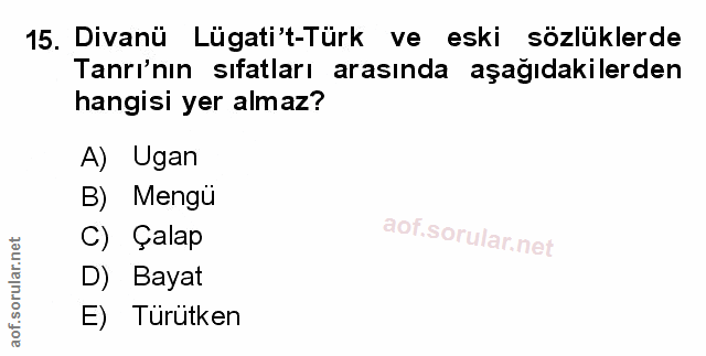Soru 15