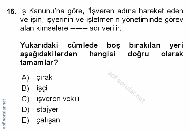 Soru 16