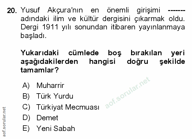 Soru 20