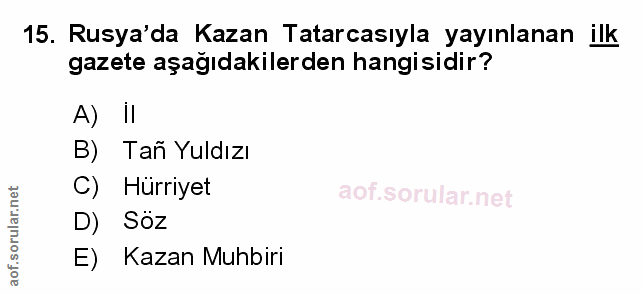Soru 15