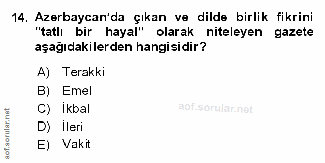 Soru 14