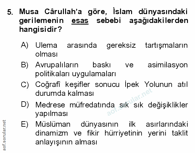Soru 5