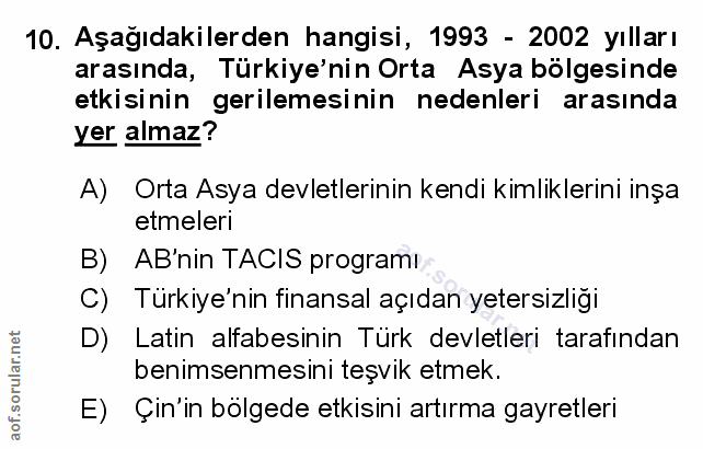 Soru 10