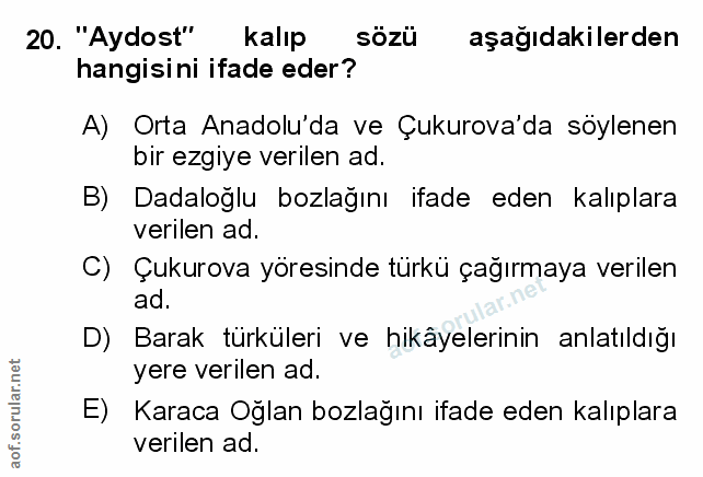Soru 20