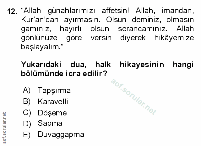 Soru 12