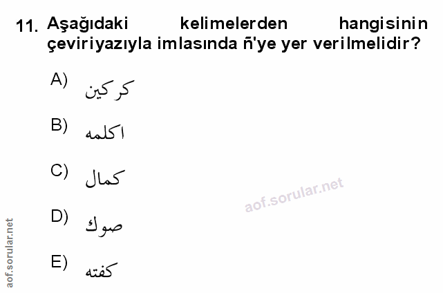 Soru 11