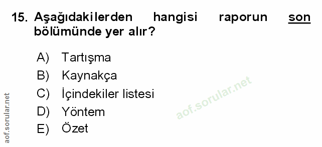 Soru 15