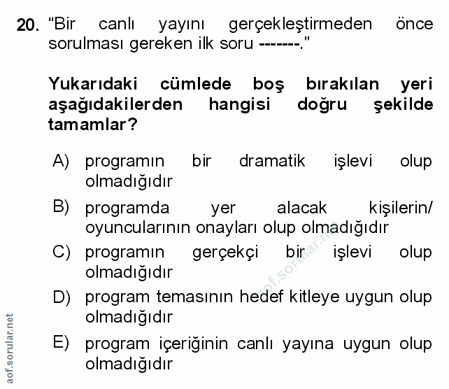 Soru 20