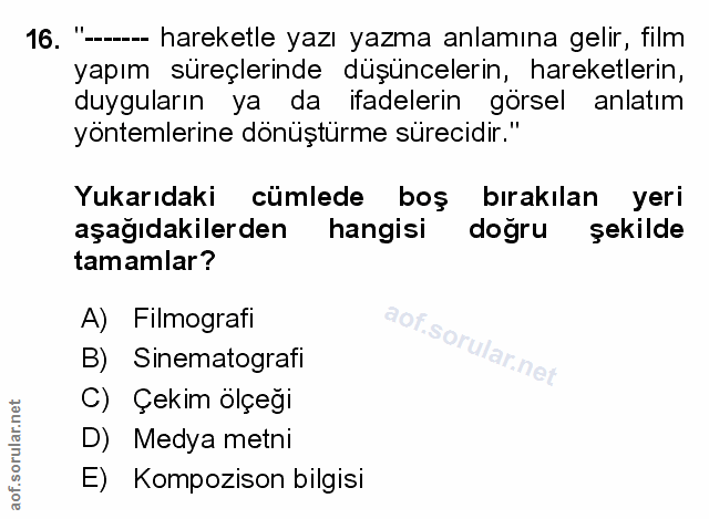 Soru 16