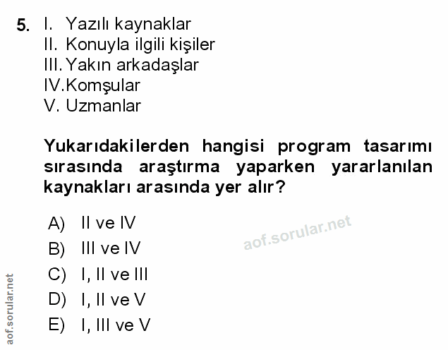 Soru 5