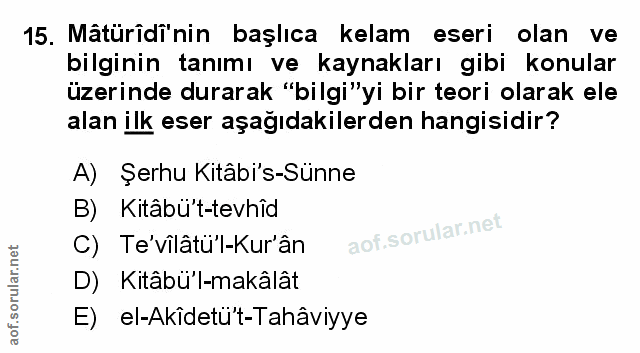 Soru 15