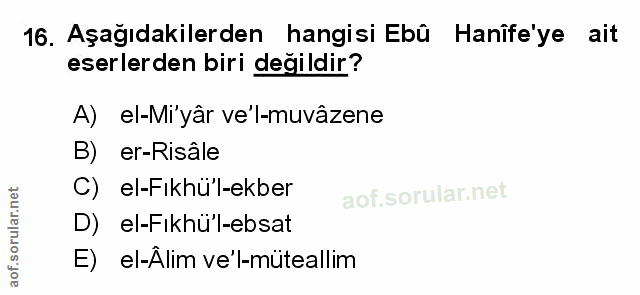Soru 16
