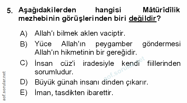 Soru 5