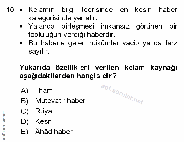 Soru 10