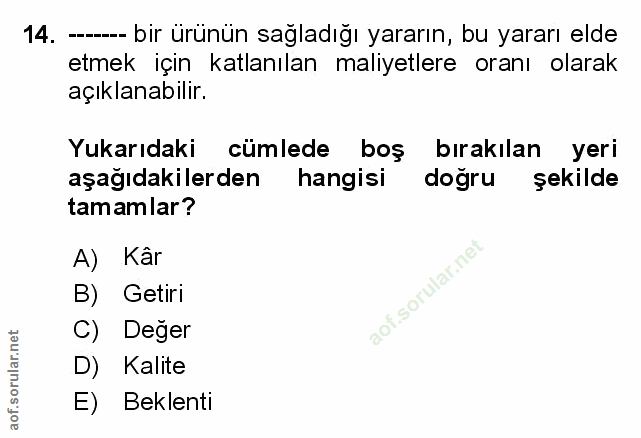 Soru 14