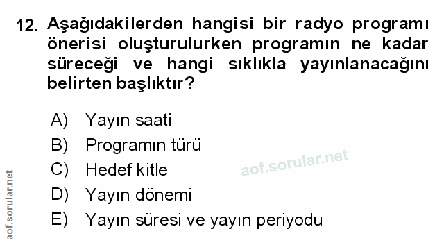 Soru 12