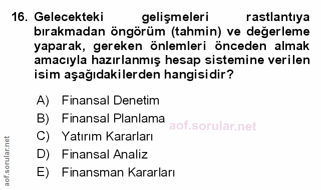 Soru 16