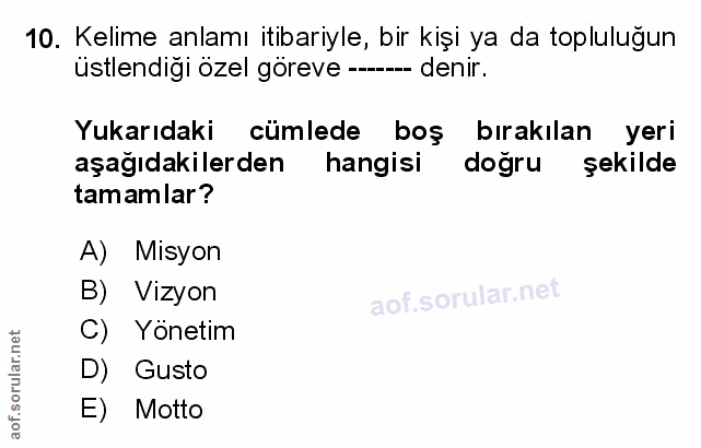Soru 10