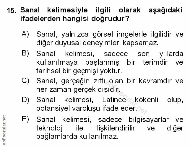Soru 15