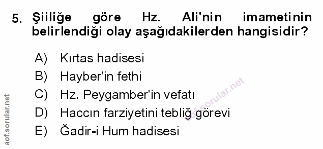 Soru 5