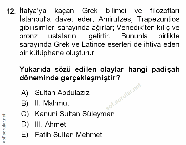 Soru 12