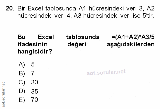 Soru 20