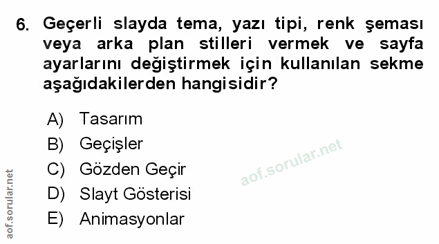 Soru 6