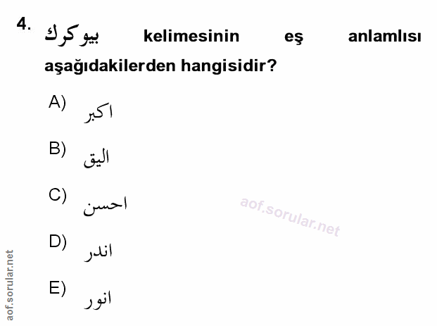 Soru 4