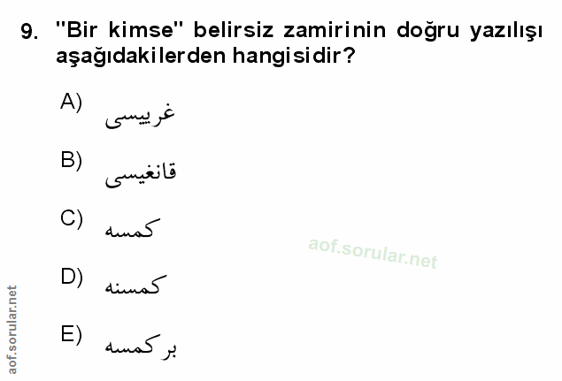Soru 9