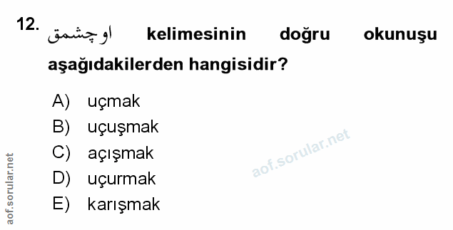 Soru 12