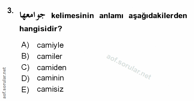 Soru 3