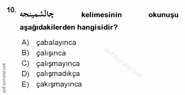 Soru 10