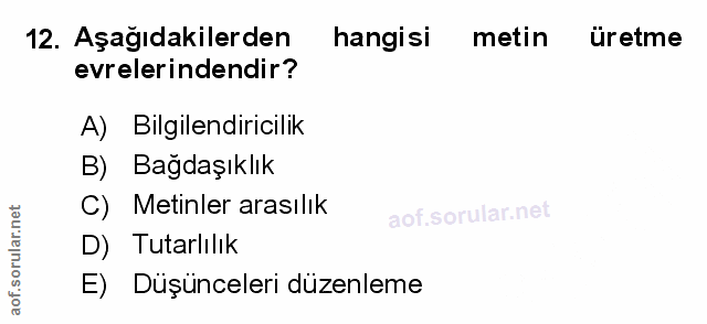 Soru 12