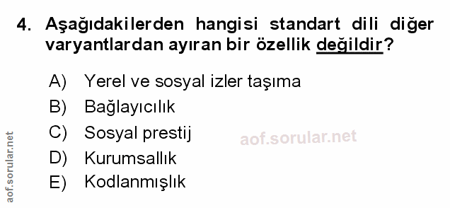 Soru 4