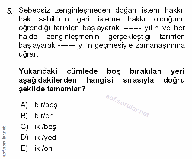 Soru 5
