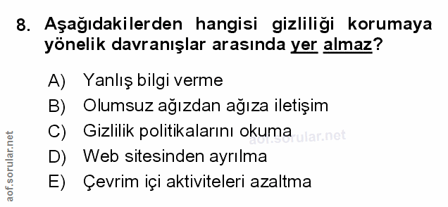 Soru 8
