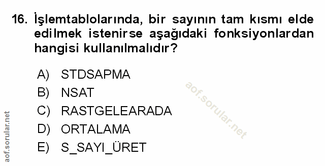 Soru 16