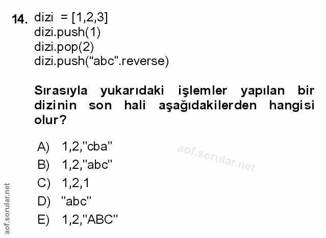 Soru 14