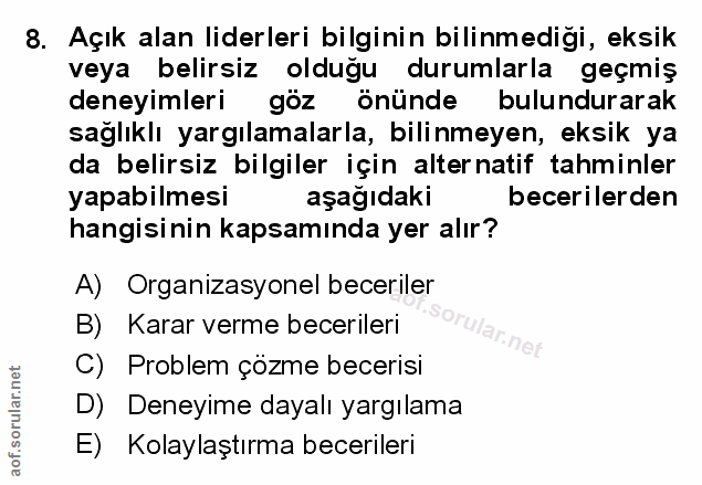 Soru 8