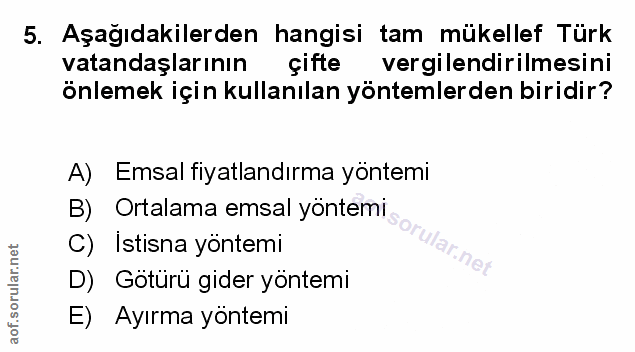 Soru 5