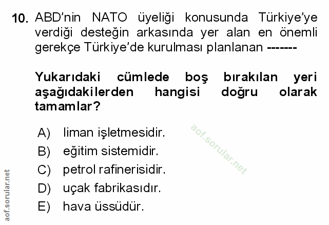 Soru 10