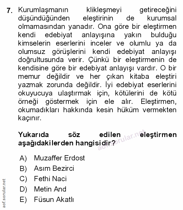 Soru 7