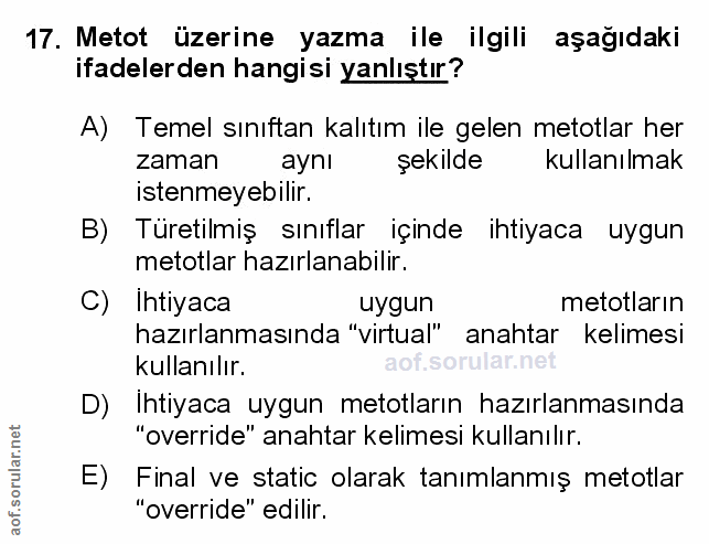 Soru 17