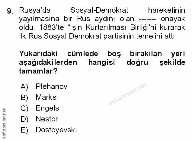 Soru 9