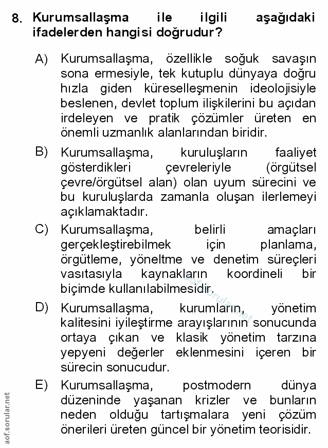 Soru 8