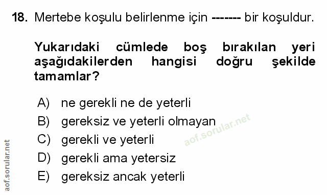Soru 18