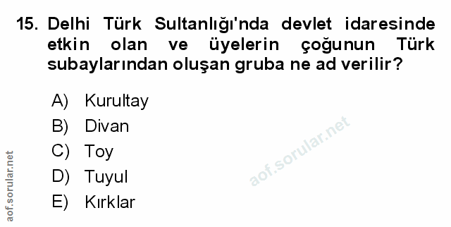 Soru 15