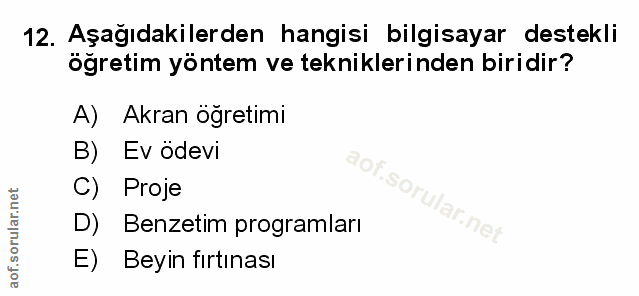 Soru 12
