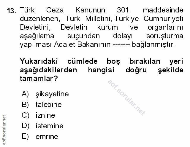Soru 13